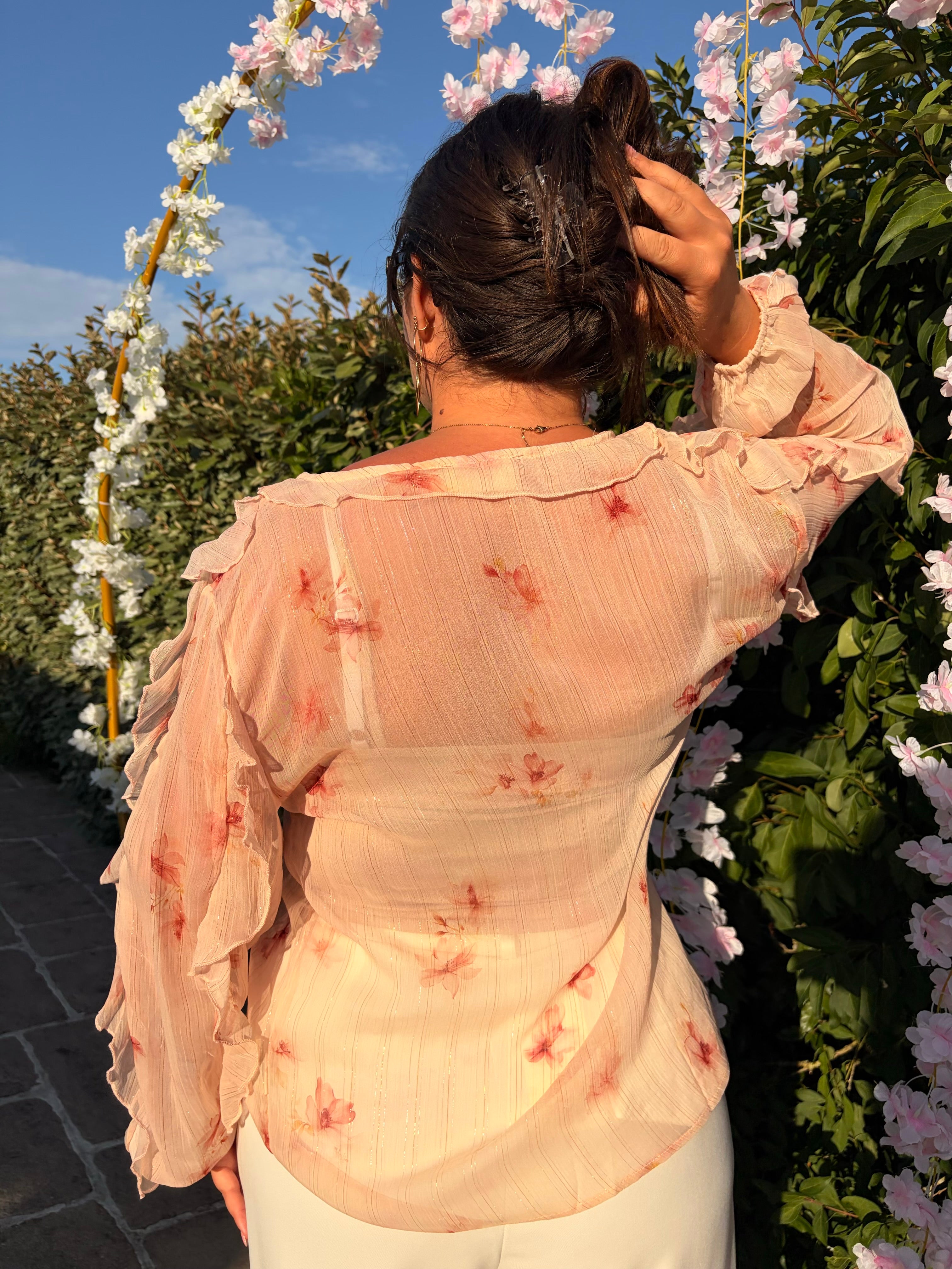 Blouse Marine rose