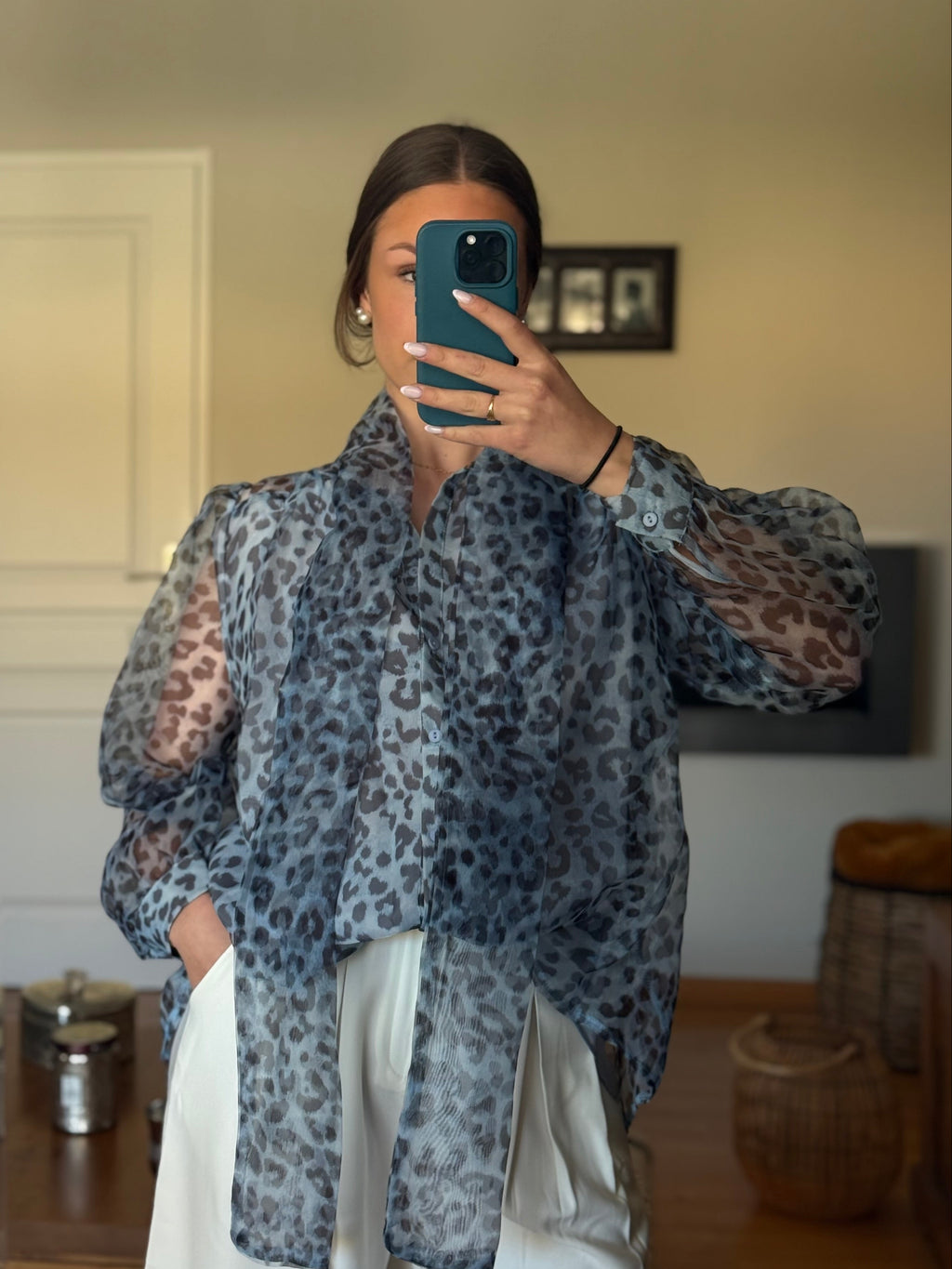Blouse Ludivine léopard