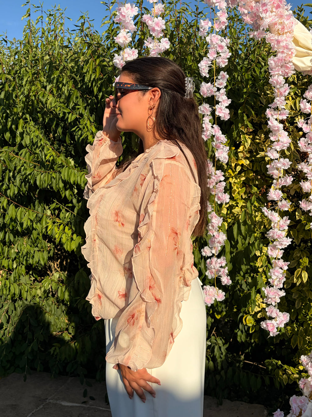 Blouse Marine rose
