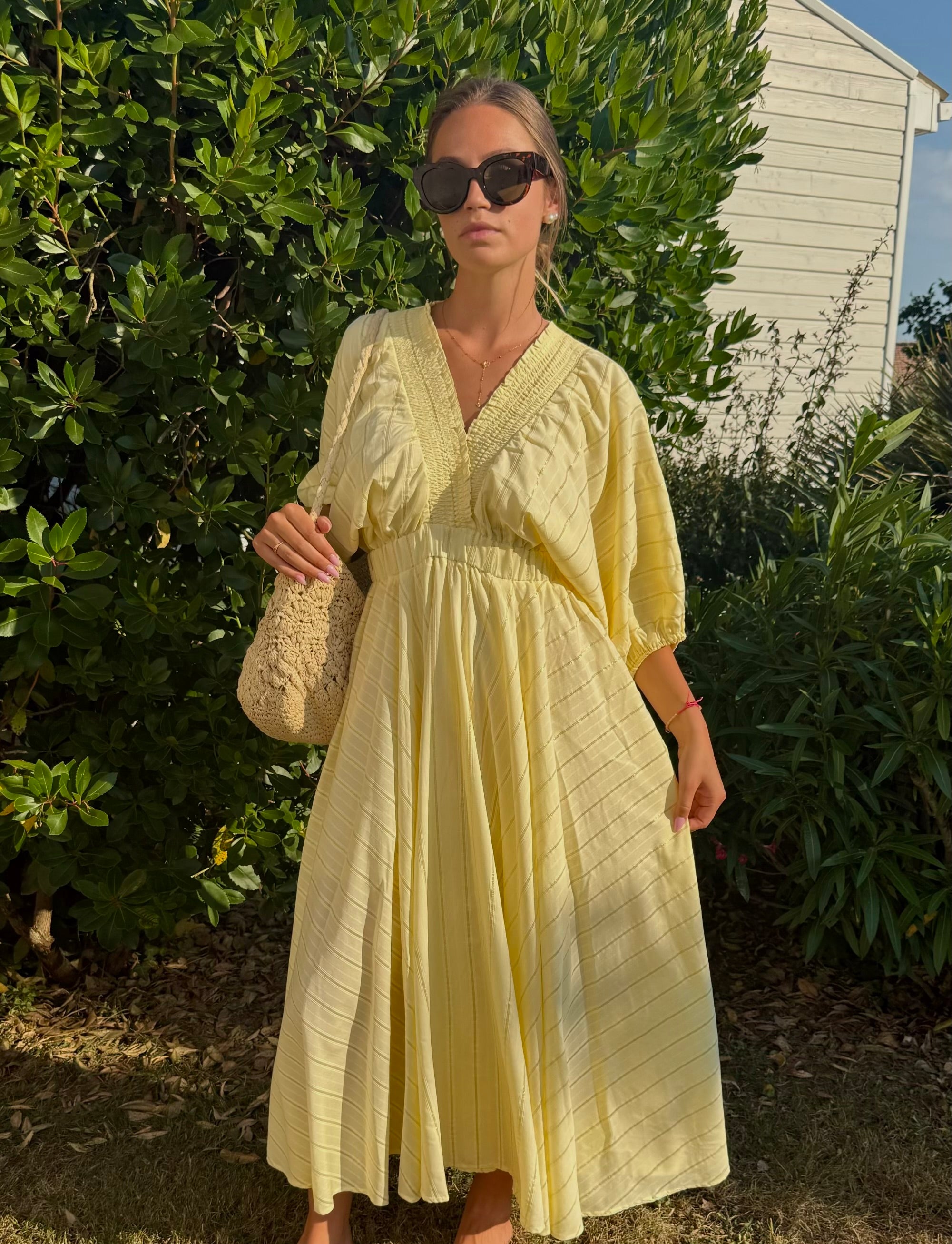 Robe Doriane jaune