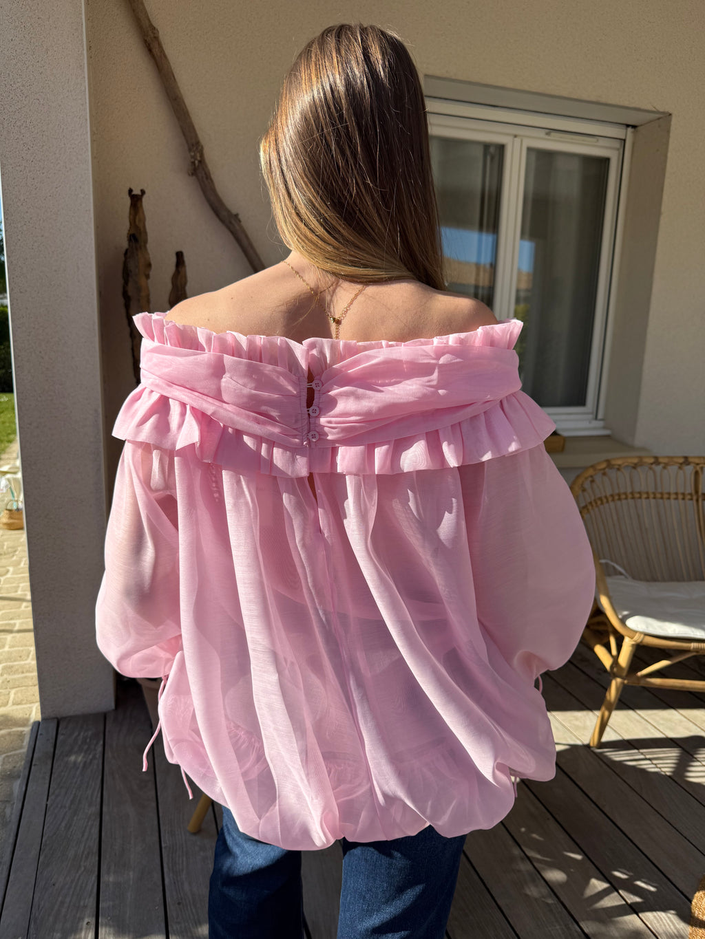 Blouse Daisy rose