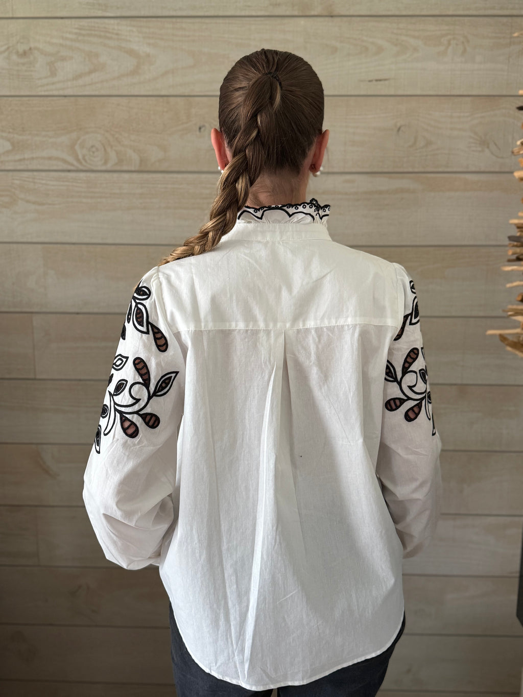 Chemise Andrina noir et blanche