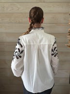 Chemise Andrina noir et blanche