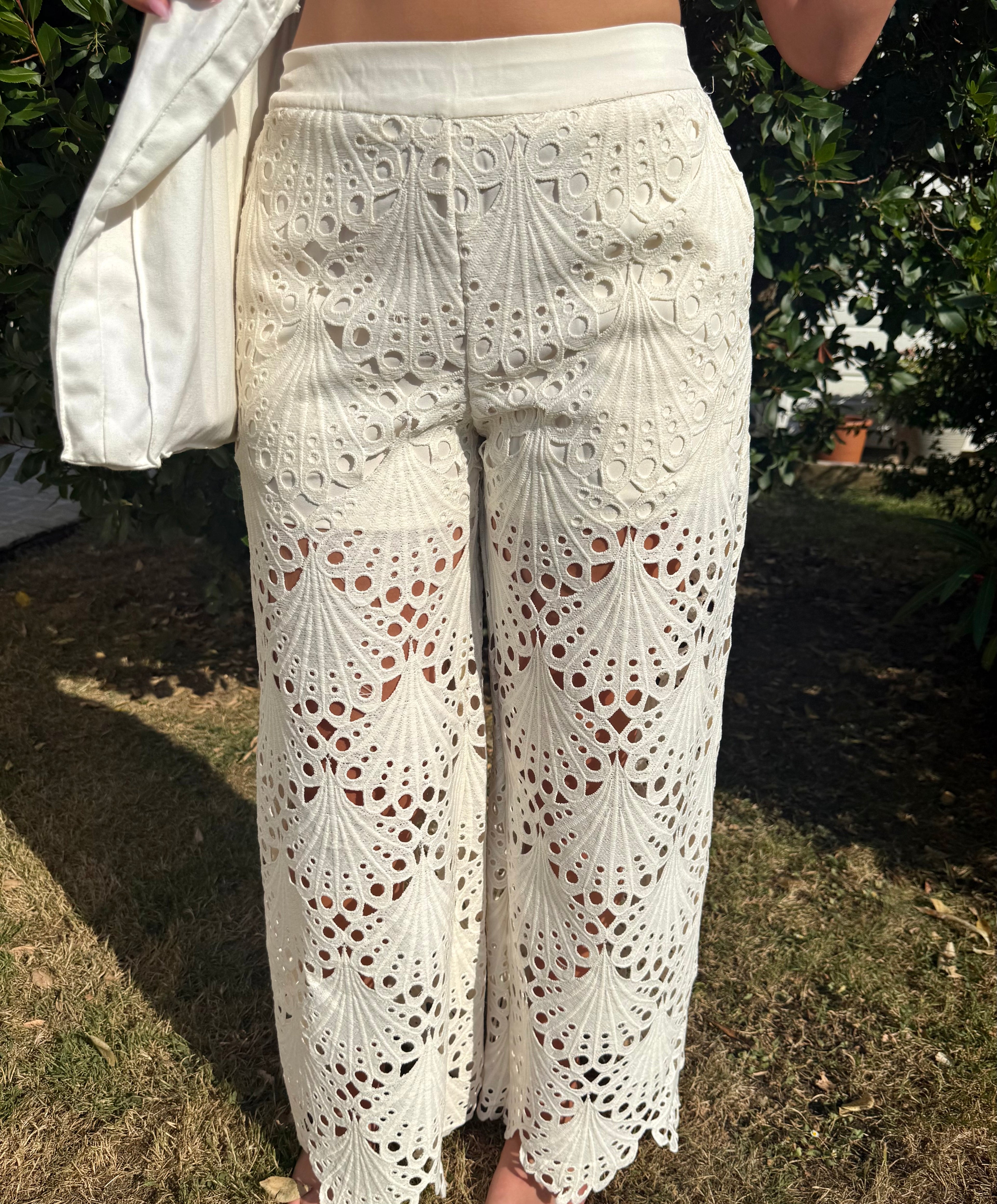 Pantalon Eva écru