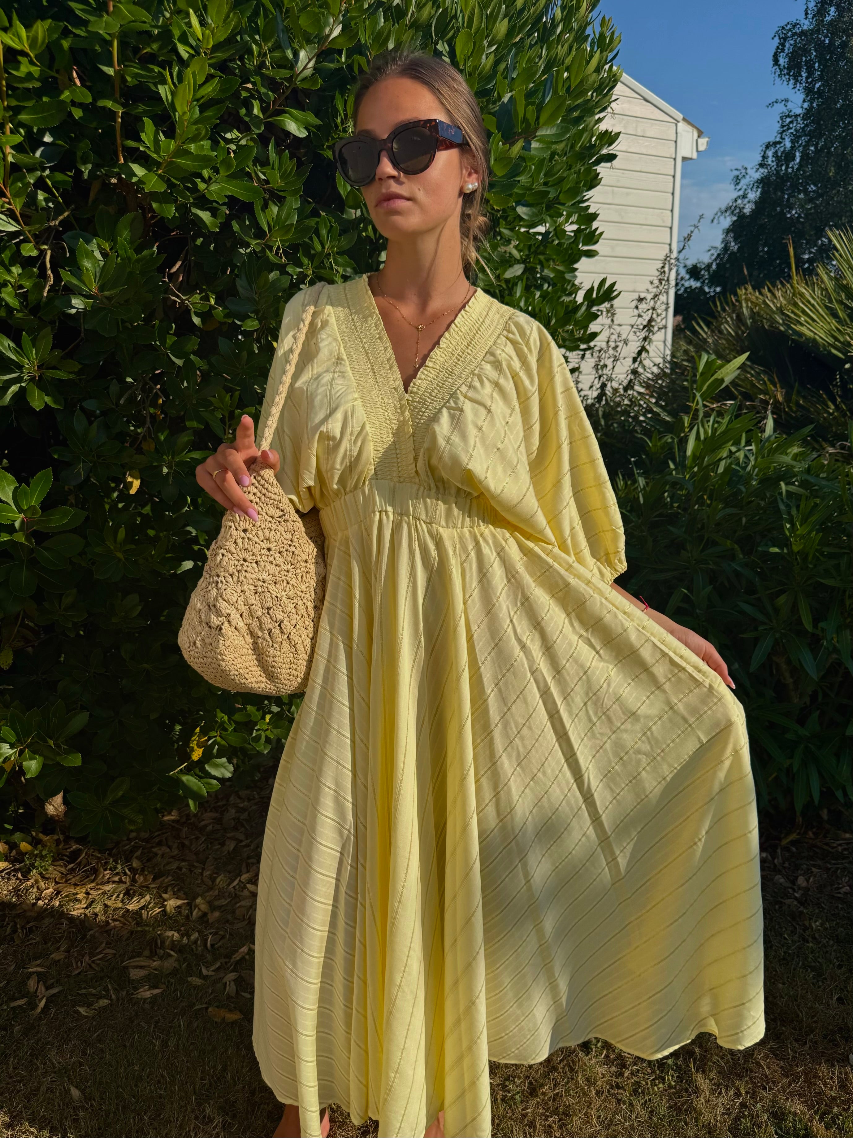 Robe Doriane jaune