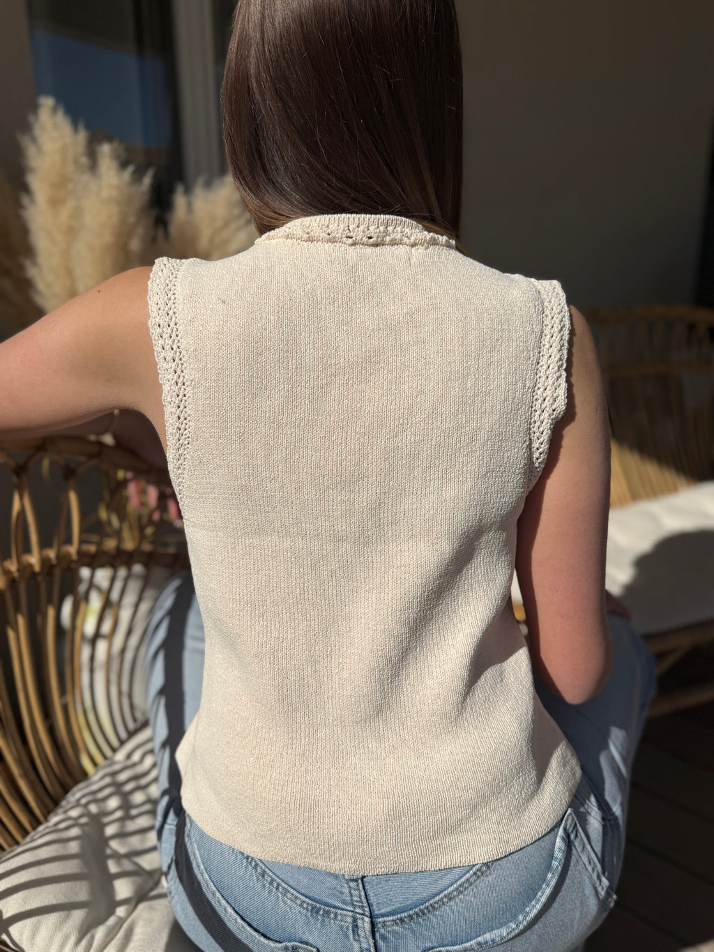 Débardeur / Gilet Laure crème