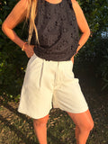 Short Malia blanc